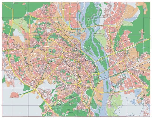 Kiev city map