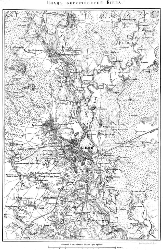 Kiev historical map